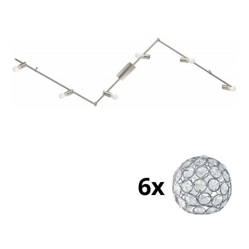Eglo - LED Oświetlenie punktowe MY CHOICE 6xE14/4W/230V matowy chrom