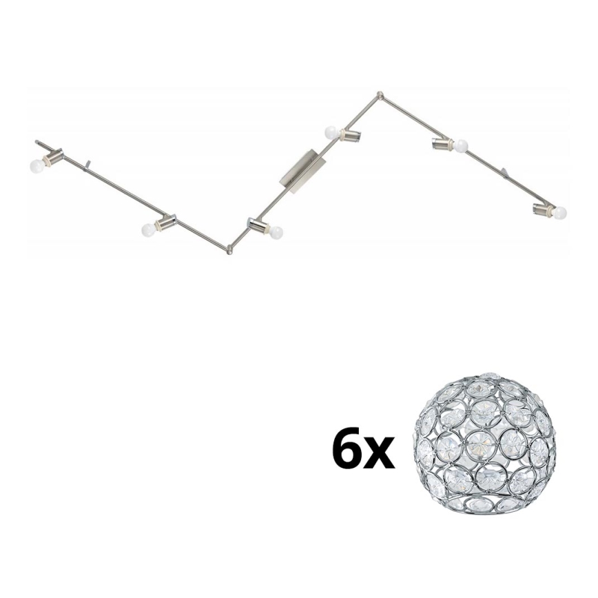 Eglo - LED Oświetlenie punktowe MY CHOICE 6xE14/4W/230V matowy chrom