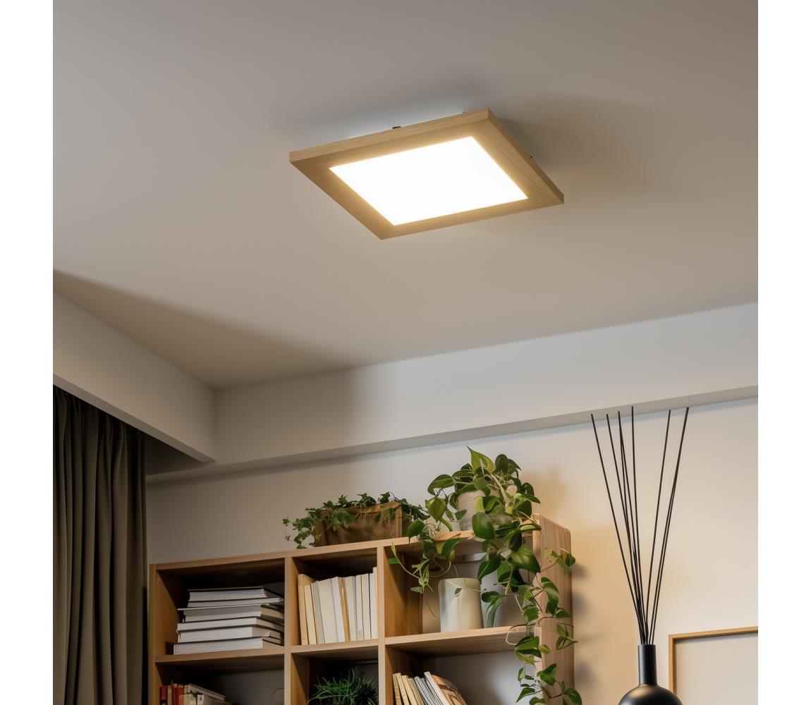 Eglo - LED Panel natynkowy SALOBRENA-RW LED/17W/230V 2700/4000K brązowy