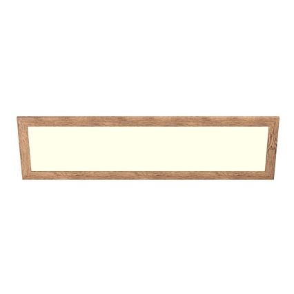 Eglo - LED Panel natynkowy SALOBRENA-RW WOOD LED/34W/230V 2700/4000K 124x34 cm brązowy