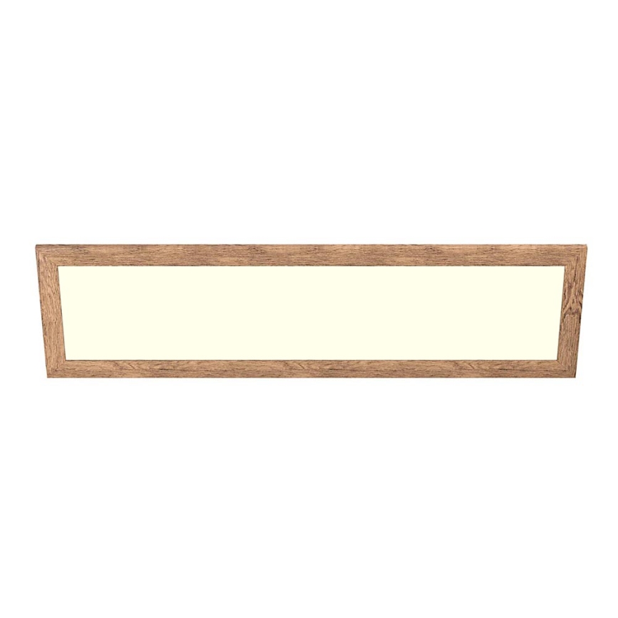 Eglo - LED Panel natynkowy SALOBRENA-RW WOOD LED/34W/230V 2700/4000K 124x34 cm brązowy
