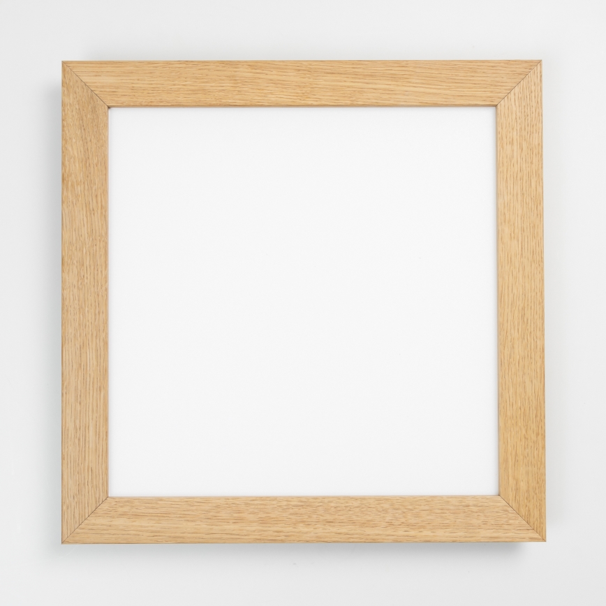 Eglo - LED Panel natynkowy ściemnialny POZZALLO WOOD LED/21W/230V 2700-6500K 49,5x49,5 cm brązowy + pilot zdalnego sterowania