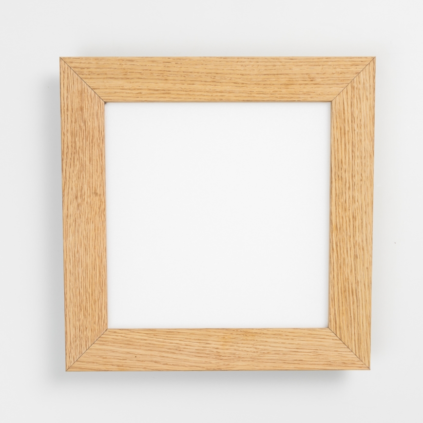 Eglo - LED Panel natynkowy ściemnialny SALOBRENA 2 WOOD LED/16W/230V 4000K 34x34 cm brązowy
