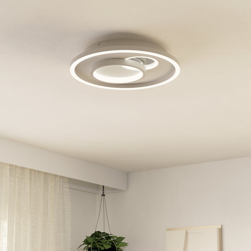 Eglo - LED Plafon 1xLED/14W/230V + 1xLED/8,5W śr. 38 cm białe
