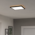 Eglo - LED Plafon łazienkowy LED/13,4W/230V 2700/4000/6500K 29x29 cm IP44 czarny