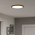 Eglo - LED Plafon łazienkowy LED/13,9W/230V 2700/4000/6500K śr. 30 cm IP44 czarny