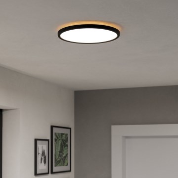 Eglo - LED Plafon łazienkowy LED/13,9W/230V 2700/4000/6500K śr. 30 cm IP44 czarny