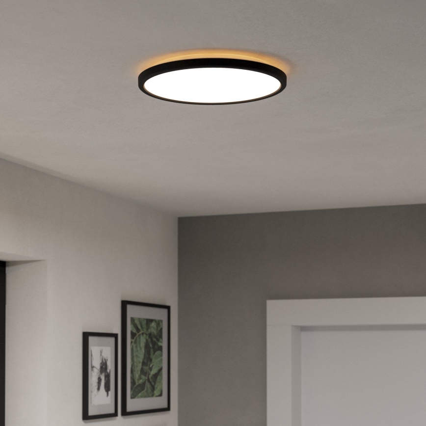 Eglo - LED Plafon łazienkowy LED/13,9W/230V 2700/4000/6500K śr. 30 cm IP44 czarny