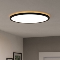 Eglo - LED Plafon łazienkowy LED/16,8W/230V 2700/4000/6500K śr. 50 cm IP44 czarny