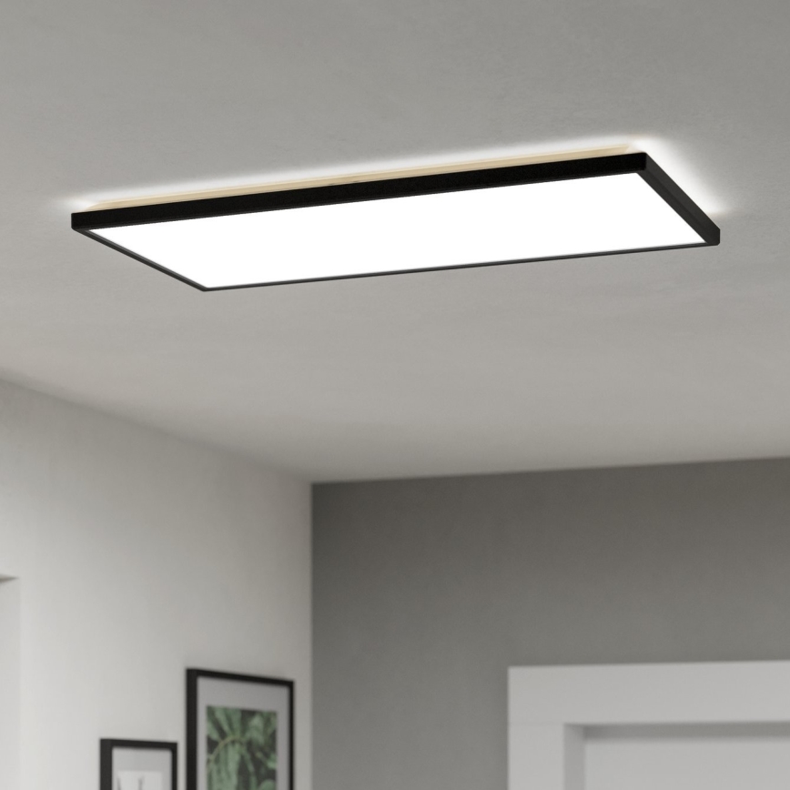 Eglo - LED Plafon łazienkowy LED/17,2W/230V 2700/4000/6500K 30x57 cm IP44 czarny