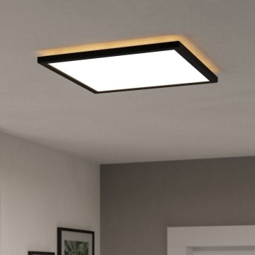 Eglo - LED Plafon łazienkowy LED/17,6W/230V 2700/4000/6500K 39x39 cm IP44 czarny