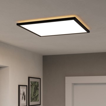 Eglo - LED Plafon łazienkowy LED/17W/230V 2700/4000/6500K 50x50 cm IP44 czarny