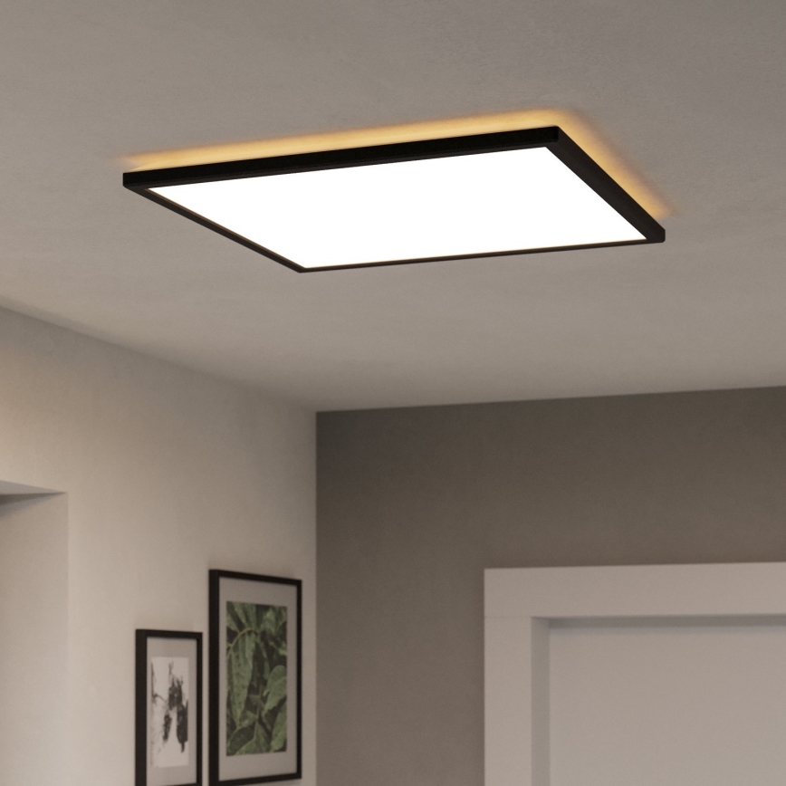 Eglo - LED Plafon łazienkowy LED/17W/230V 2700/4000/6500K 50x50 cm IP44 czarny