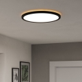 Eglo - LED Plafon łazienkowy LED/18,5W/230V 2700K/4000K/6500K śr. 38,9 cm IP44 czarny