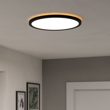 Eglo - LED Plafon łazienkowy LED/18,5W/230V 2700K/4000K/6500K śr. 38,9 cm IP44 czarny