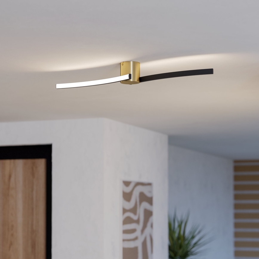 Eglo - LED Plafon LED/12W/230V 4000K czarny