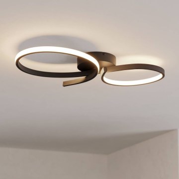 Eglo - LED Plafon LED/21W/230V 3000K czarny