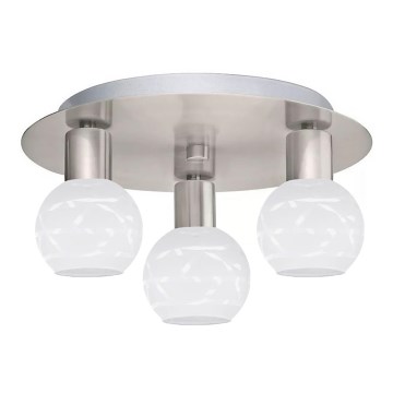Eglo - LED Plafon MY CHOICE 3xE14/4W/230V matowy chrom/biały