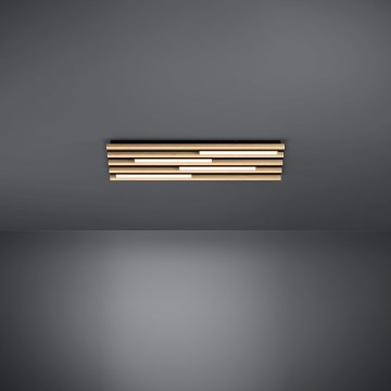 Eglo - LED Plafon ściemnialny 4xLED/9W/230V 3000K 22x78 cm brązowy