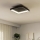 Eglo - LED Plafon ściemnialny LED/12W/230V 2700-6500K czarny + pilot zdalnego sterowania