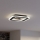 Eglo - LED Plafon ściemnialny LED/20W/230V 2700-6500K czarny + pilot zdalnego sterowania
