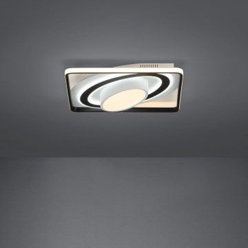 Eglo - LED Plafon ściemnialny LED/21,5W/230V + LED/10,5W + LED/3W 3000-6500K czarny + zdalne sterowanie