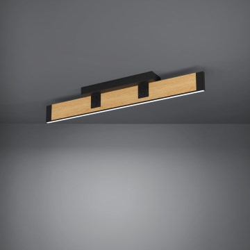 Eglo - LED Plafon ściemnialny LED/27W/230V 3000K czarny/brązowy
