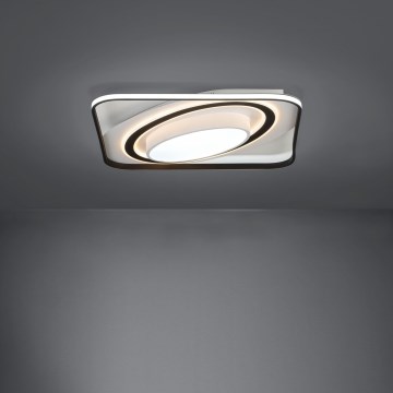 Eglo - LED Plafon ściemnialny LED/28W/230V+LED/13W+ LED/2,8W 3000-6500K czarny + zdalne sterowanie