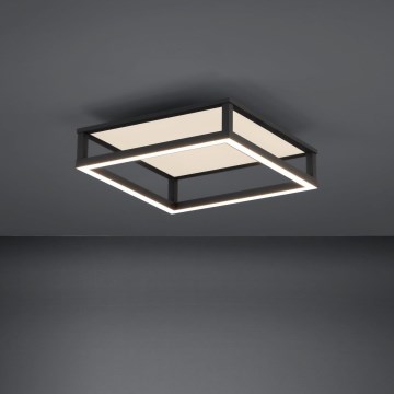 Eglo - LED Plafon ściemnialny LED/29,4W/230V 2700-6500K czarny + zdalne sterowanie