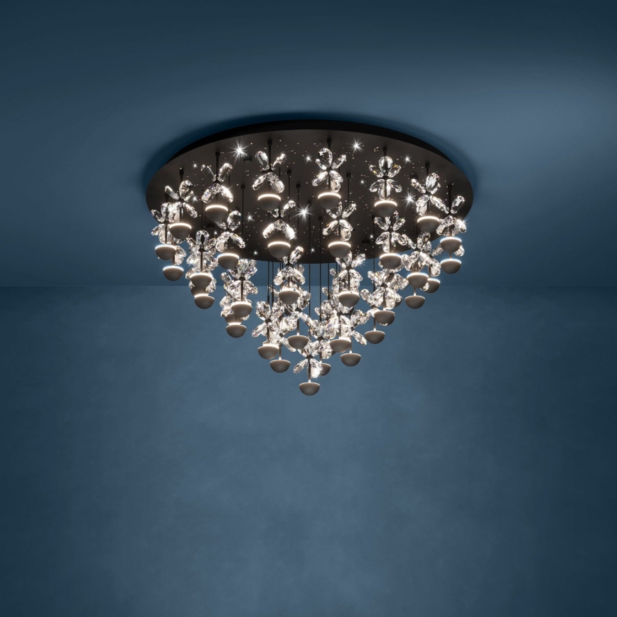 Eglo - LED Plafon ściemnialny LED/77,4W/230V 3000K czarny