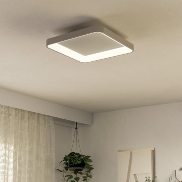 Eglo - LED Plafon ściemnialny LORETELLO LED/12W/230V biały + pilot zdalnego sterowania