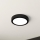 Eglo - LED regulowane oświetlenie sufitowe LED/11W/230V czarne