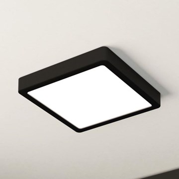 Eglo - LED regulowane oświetlenie sufitowe LED/17W/230V czarne
