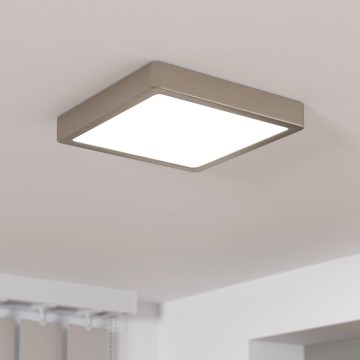 Eglo - LED Regulowane oświetlenie sufitowe LED/17W/230V matowy chrom