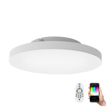 Eglo - LED RGB Plafon ściemnialny TURCONA-C LED/20W/230V + Pilot