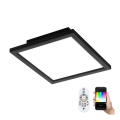 Eglo - LED RGB Regulowane natynkowe oświetlenie sufitowe SALOBRENA-C LED/16W/230V + pilot do zdalnego sterowania