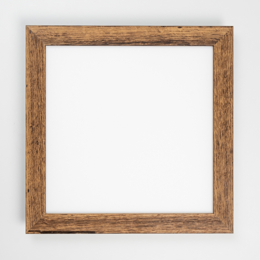 Eglo - LED RGB Ściemnialny panel natynkowy SALOBRENA-C WOOD LED/24W/230V 2700-6500K 49,5x49,5 cm brązowy + pilot zdalnego sterowania