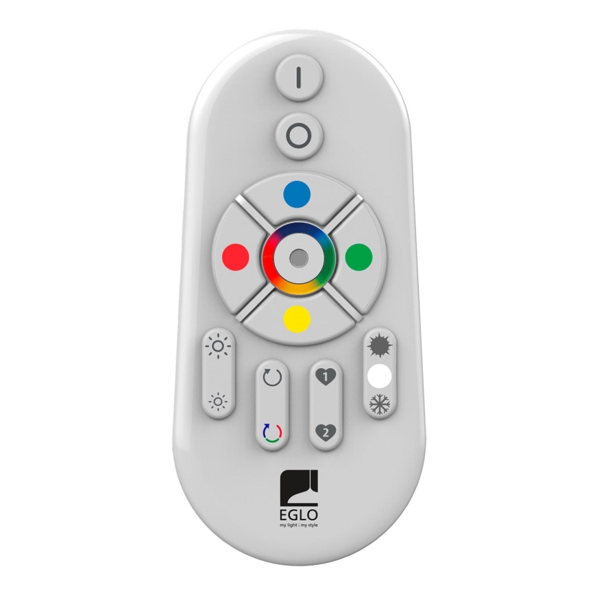 Eglo - LED RGB Ściemnialny panel natynkowy SALOBRENA-C WOOD LED/24W/230V 2700-6500K 49,5x49,5 cm brązowy + pilot zdalnego sterowania
