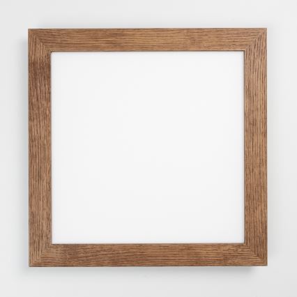 Eglo - LED RGB Ściemnialny panel natynkowy SALOBRENA-C WOOD LED/24W/230V 2700-6500K 49,5x49,5 cm ciemnobrązowy + pilot zdalnego sterowania