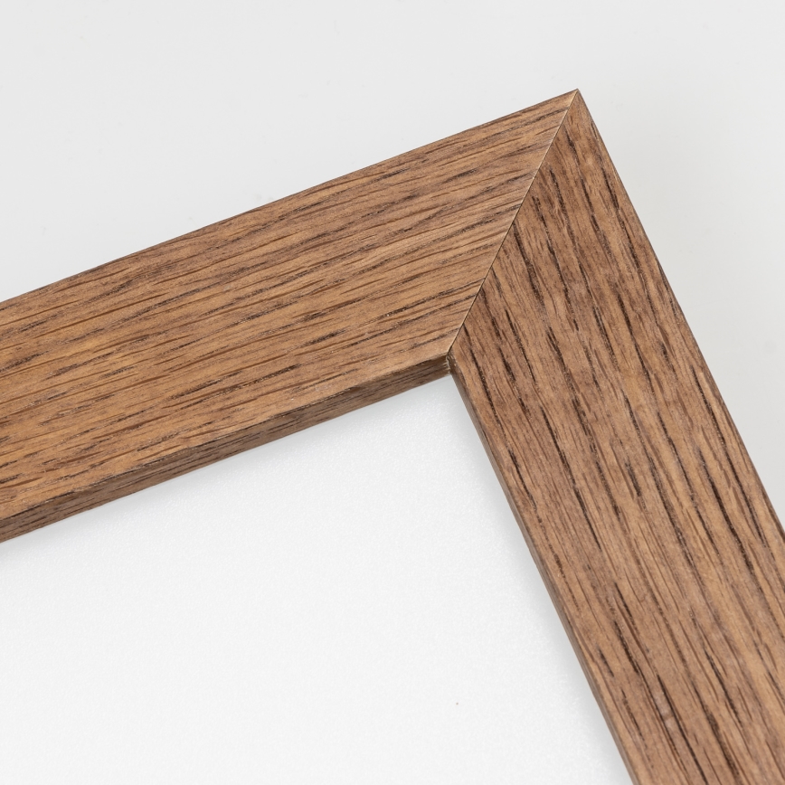 Eglo - LED RGB Ściemnialny panel natynkowy SALOBRENA-C WOOD LED/24W/230V 2700-6500K 49,5x49,5 cm ciemnobrązowy + pilot zdalnego sterowania
