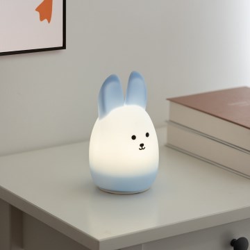 Eglo - LED RGBW ładowalna dotykowa lampka nocna dla dzieci LED/5W/5V 1200 mAh królik