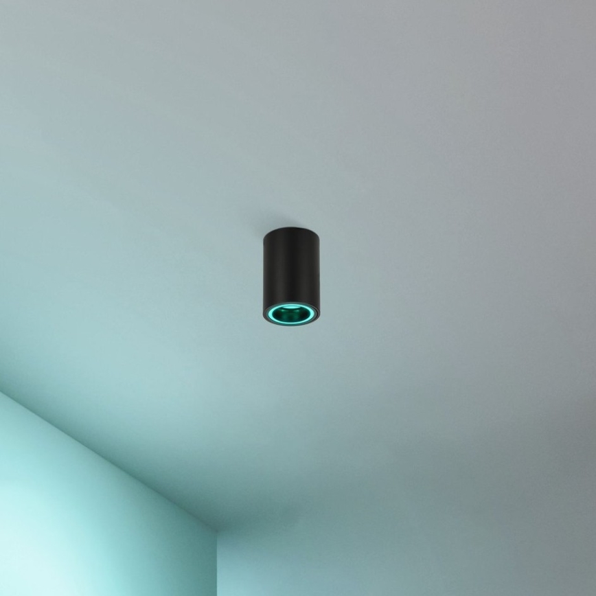 Eglo - LED RGBW Oświetlenie punktowe ściemnialne LED/4,9W/230V 2700-6500K czarny