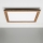 Eglo - LED RGBW panel sufitowy SALOBRENA-C WOOD LED/30,5W/230V 2700-6500K 64x64 cm brązowy + pilot zdalnego sterowania