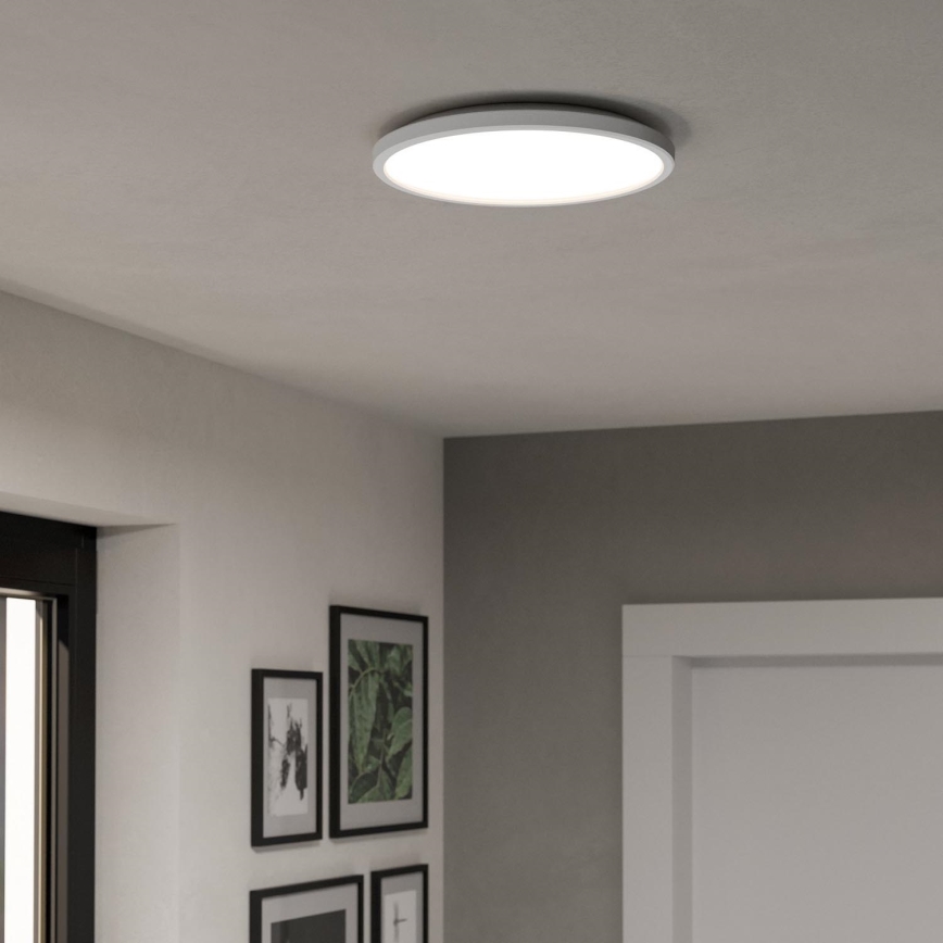 Eglo - LED RGBW Plafon łazienkowy ściemnialny LED/13,9W/230V 2700-6500K śr. 30 cm IP44 biały ZigBee