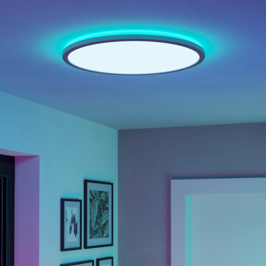 Eglo - LED RGBW Plafon łazienkowy ściemnialny LED/16,8W/230V 2700-6500K śr. 50 cm IP44 biały ZigBee