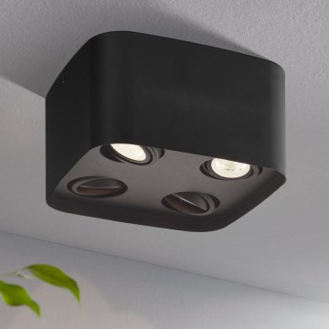 Eglo - LED RGBW regulowane punktowe oświetlenie 4xGU10/5W/230V ZigBee
