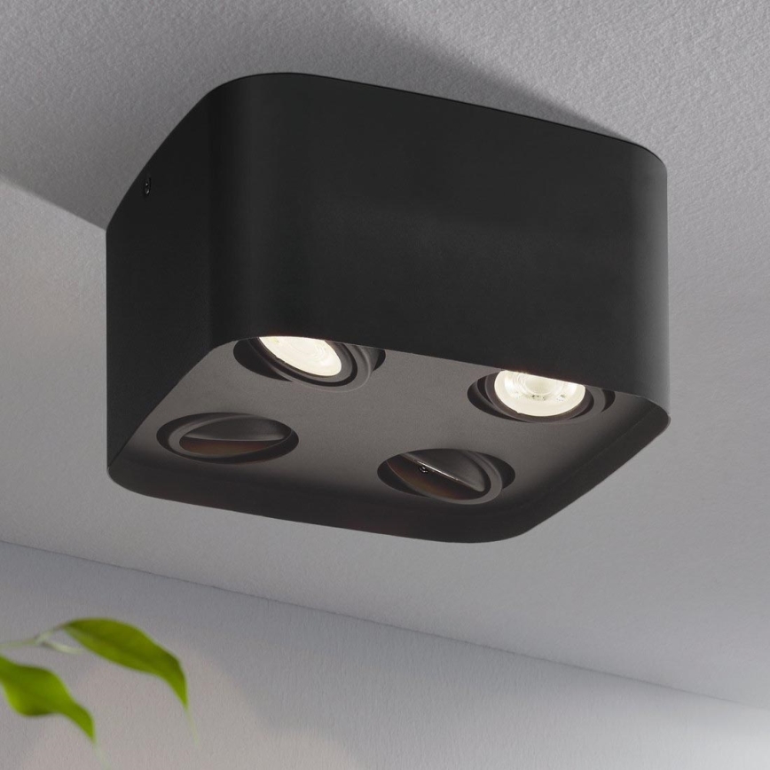 Eglo - LED RGBW regulowane punktowe oświetlenie 4xGU10/5W/230V ZigBee