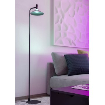 Eglo - LED RGBW ściemnialna lampa podłogowa LED/7,5W/230V 2700-6500K czarna