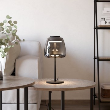 Eglo - LED RGBW Ściemnialna lampa stołowa LED/7,7W/230V 2700-6500K przydymiona