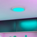 Eglo - LED RGBW ściemnialna lampa sufitowa do łazienki LED/11,2W/230V 2700-6500K śr. 21,1 cm IP44 biała